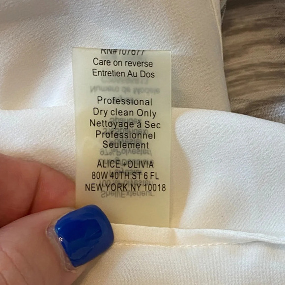 alice + olivia Thelma Cowl Neck chiffon Romper 33607 - Picture 11 of 13